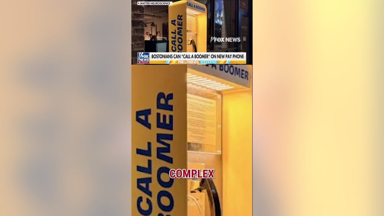 'Call a Boomer' payphones help cure loneliness, spark friendships across generations